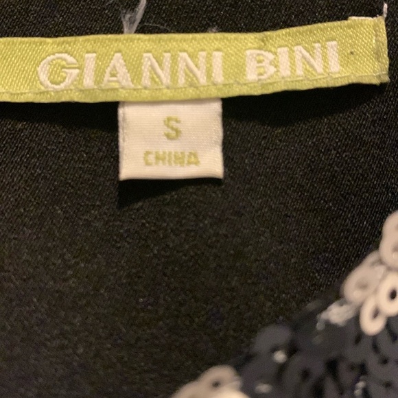 Gianni Bini Sequined Cow Print Dress Size Small - Picture 3 of 5